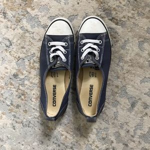 Converse Chuck Taylor's ballet lace slip ons